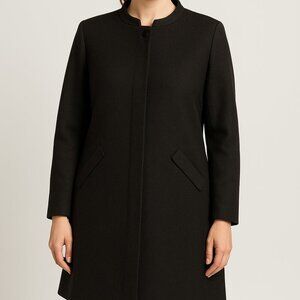 FRNCH Paris Black Long Blazer Jacket Size Small